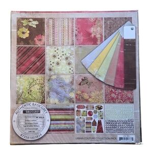 Basic Grey URBAN COUTURE 12 x 12 Collection Pack Contains 20pcs *RETIRED* *RARE*